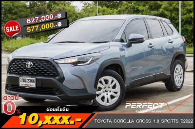 TOYOTA COROLLA CROSS 1.8 SPORTS ปี2022 (3ขญ2366)