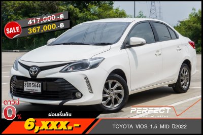 TOYOTA VIOS 1.5 MID ปี2022 (3ขก5644)