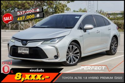 TOYOTA ALTIS 1.8 HYBRID PREMIUM ปี2022 (3ขฐ4609)