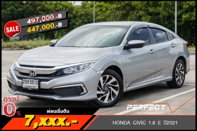 HONDA CIVIC 1.8 E ปี2021 (2ขก5513)
