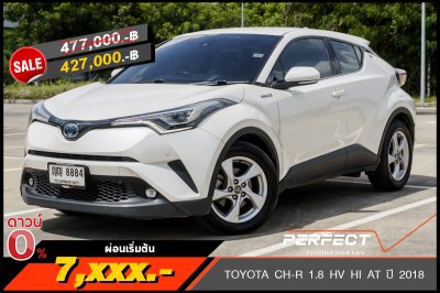 TOYOTA CH-R 1.8 HV HI AT ปี 2018 (ญญ8884)