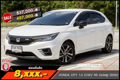 HONDA CITY 1.5 E:HEV RS (5ประตู) ปี2022 (3ขต7802)