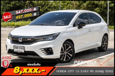 HONDA CITY 1.5 E:HEV RS (5ประตู) ปี2022 (3ขด2390)