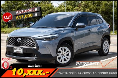TOYOTA COROLLA CROSS 1.8 SPORTS ปี2023 (4ขย807)