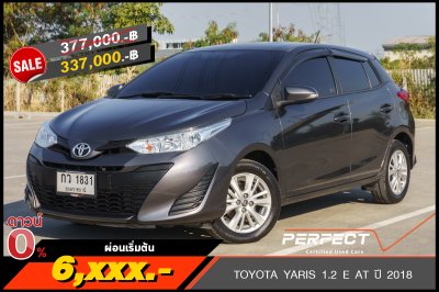TOYOTA YARIS 1.2 E AT ปี2018 (กว1831)
