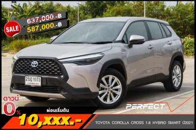 TOYOTA COROLLA CROSS 1.8 HYBRID SMART ปี2021 (2ขฎ1073)