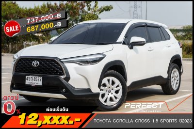 TOYOTA COROLLA CROSS 1.8 SPORTS ปี2023 (4ขญ8587)