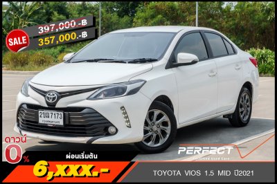 TOYOTA VIOS 1.5 MID AT ปี 2021 (2ขฒ7173)