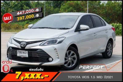TOYOTA VIOS 1.5 MID AT ปี 2021 (2ขฒ9631)