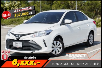 TOYOTA VIOS 1.5 ENTRY AT ปี 2022 (2ขห9400)