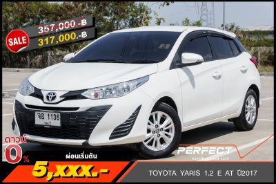 TOYOTA YARIS 1.2 E AT ปี2017 (จอ1136)
