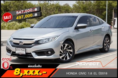HONDA CIVIC 1.8 EL ปี2018 (8กก7543)