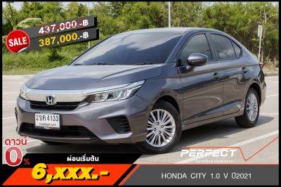 HONDA CITY 1.0 V AT ปี 2021 (2ขค4133)