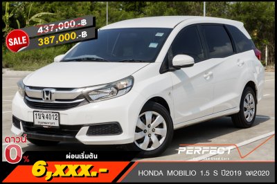 HONDA MOBILIO 1.5 S ปี2019 จด2020 (1ขจ4012)