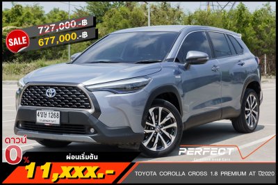TOYOTA COROLLA CROSS 1.8 PREMIUM AT ปี 2020 (4ขษ1268)