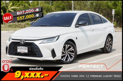TOYOTA YARIS ATIV 1.2 PREMIUM LUXURY ปี2022 (4ขด6392)