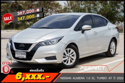 NISSAN ALMERA 1.0 EL TURBO AT ปี 2022 (3ขธ5006)