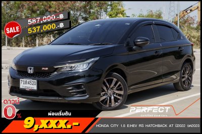 HONDA CITY 1.5 E:HEV RS HATCHBACK AT ปี2022 จด2023 (7ขต4520)