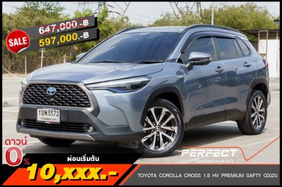 TOYOTA COROLLA CROSS 1.8 HV PREMIUM SAFTY AT ปี2020 (1ขพ5572)