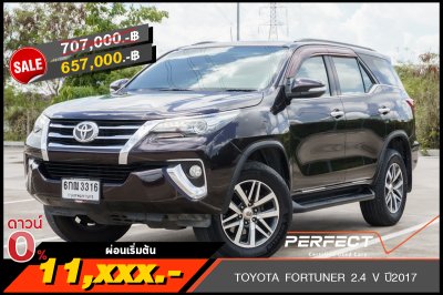 TOYOTA FORTUNER 2.4 V ปี2017 (6กณ3316)