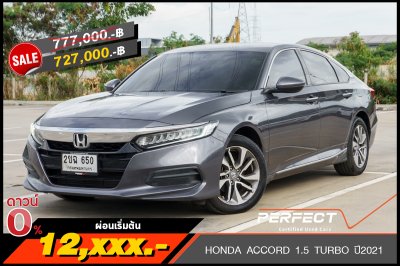 HONDA ACCORD 1.5 TURBO ปี2021 (2ขฉ650)