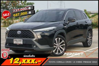 TOYOTA COROLLA CROSS 1.8 HYBRID PREMIUM ปี2022 (3ขฎ2301)