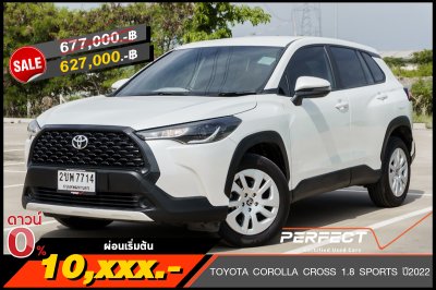 TOYOTA COROLLA CROSS 1.8 SPORTS ปี2022 (2ขพ7714)