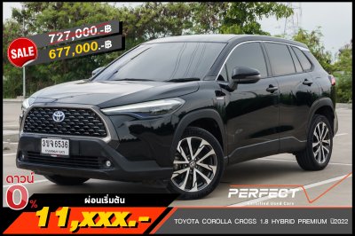 TOYOTA COROLLA CROSS 1.8 HYBRID PREMIUM ปี2022 (3ขจ6536)
