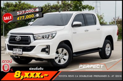 TOYOTA REVO 2.4 DOUBLECAB PRERUNNER E+ AT ปี2018 (5กภ288)