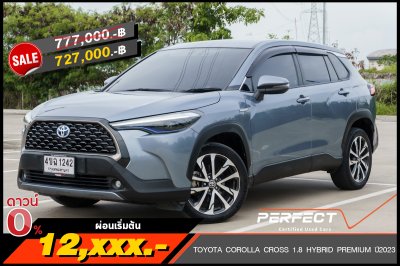 TOYOTA COROLLA CROSS 1.8 HYBRID PREMIUM ปี2023 (4ขฉ1242)