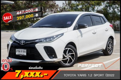 TOYOTA YARIS 1.2 SPORT ปี2022 (3ขฉ9166)