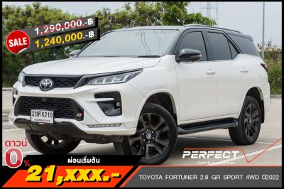 TOYOTA FORTUNER 2.8 GR SPORT 4WD ปี2022 (2ขศ6210)