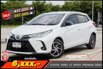 TOYOTA YARIS 1.2 SPORT PREMIUM AT ปี 2020 (1ขผ1436)