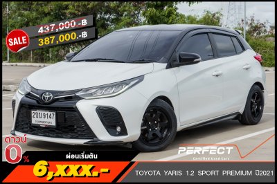 TOYOTA YARIS 1.2 SPORT PREMIUM AT ปี 2021 (2ขบ9147)
