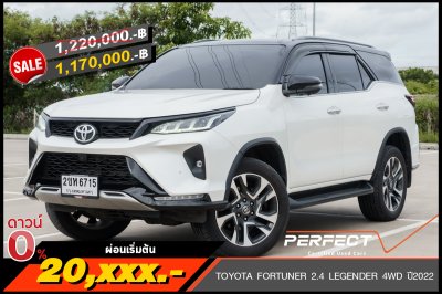 TOYOTA FORTUNER 2.4 LEGENDER 4WD AT ปี 2022 (2ขห6715)