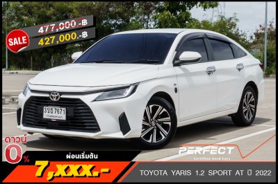 TOYOTA YARIS ATIV 1.2 SPORT AT ปี 2022 (3ขธ7671)