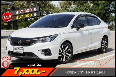 HONDA CITY 1.0 RS ปี2021 (1ขส1840)