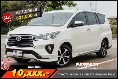 TOYOTA INNOVA 2.8 CYSTRA PREMIUM ปี2022 (2ขฮ9243)