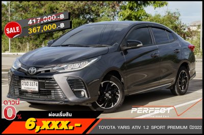 TOYOTA YARIS ATIV 1.2 SPORT PREMIUM ปี2022 (2ขฮ3374)