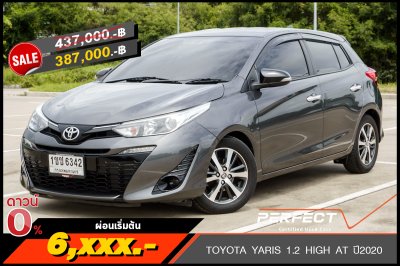 TOYOTA YARIS 1.2 HIGH AT ปี2020 (1ขช6342)