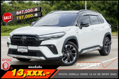 TOYOTA COROLLA CROSS 1.8 HV GR SPORT AT ปี2022 (3ขถ5644)