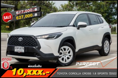 TOYOTA COROLLA CROSS 1.8 SPORTS ปี2022 (3ขด3078)
