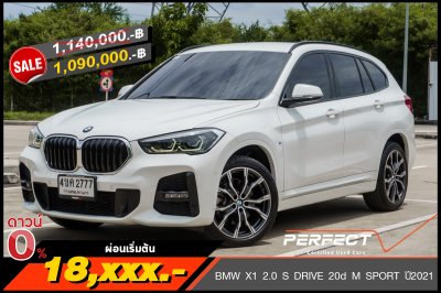 BMW X1 2.0 S DRIVE 20d M SPORT AT ปี 2021 (4ขค2777)