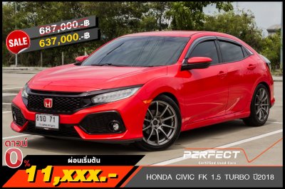 HONDA CIVIC FK 1.5 TURBO ปี2018 (6ขอ71)