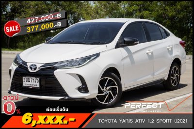 TOYOTA YARIS ATIV 1.2 SPORT ปี2021 (2ขณ7170)