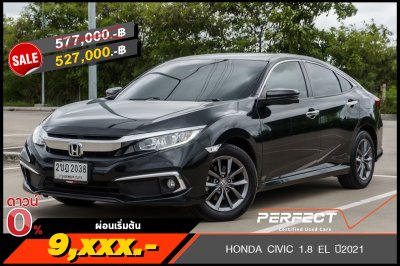 HONDA CIVIC 1.8 EL ปี2021 (2ขฎ2038)