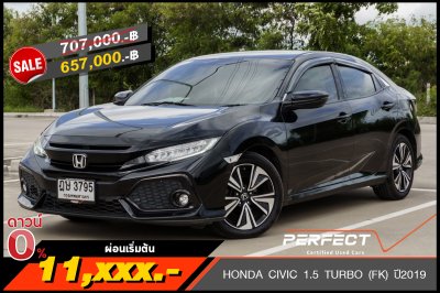 HONDA CIVIC 1.5 TURBO (FK) ปี2019 (ฎษ3795)