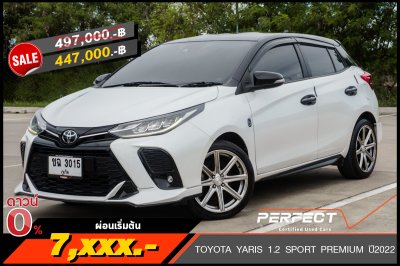 TOYOTA YARIS 1.2 SPORT PREMIUM ปี2022 (ขฉ3015)