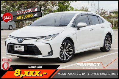 TOYOTA COROLLA ALTIS 1.8 HYBRID PREMIUM ปี2021 (1ขฬ4973)