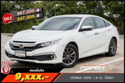 HONDA CIVIC 1.8 EL ปี2021 (2ขช9756)